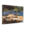 HUDSON RIVER Canvas | Winslow Homer Canvas | Winslow Homer Store
