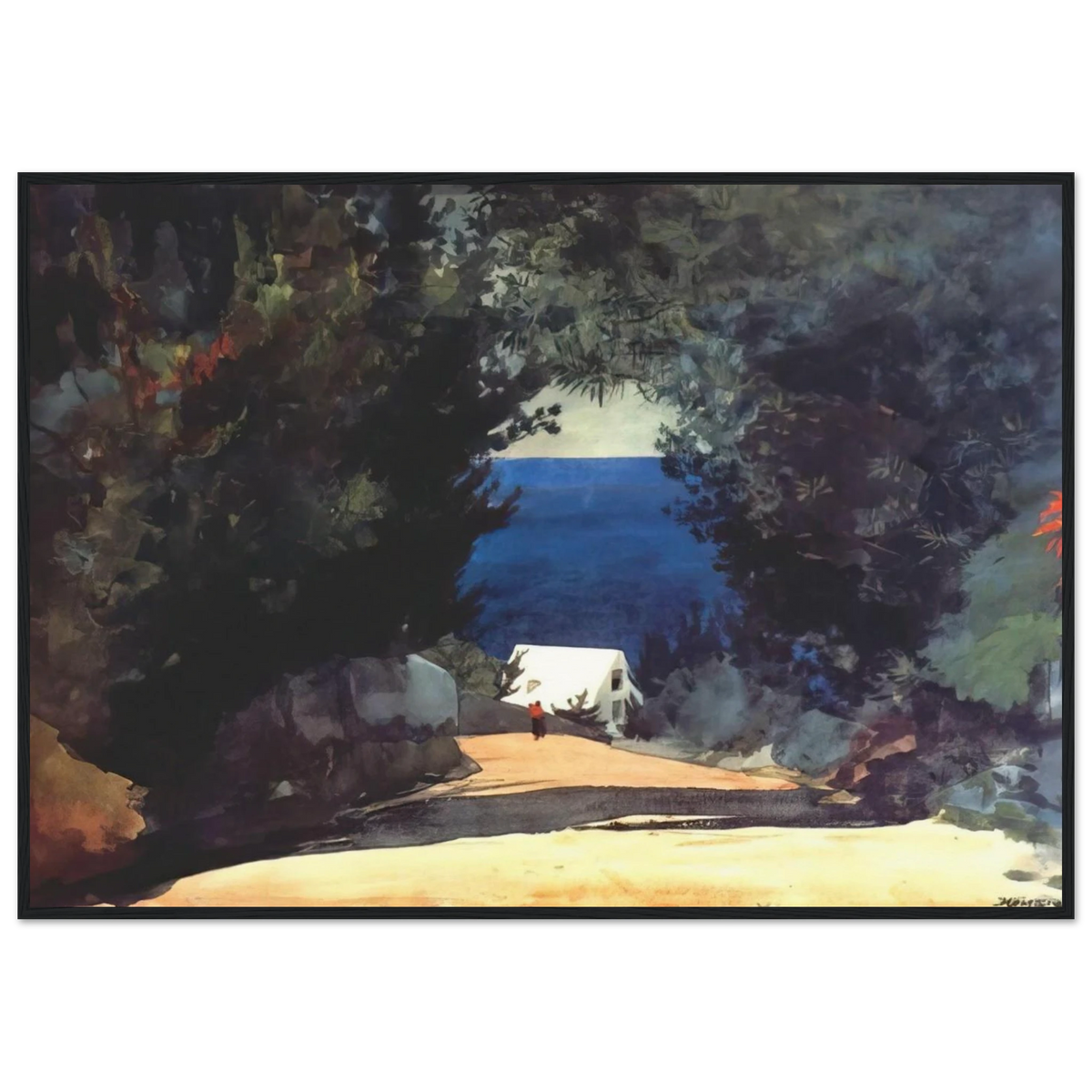 ROAD IN BERMUDA Framed Poster | Winslow Homer Framed Prints Wall Art | Winslow Homer Store