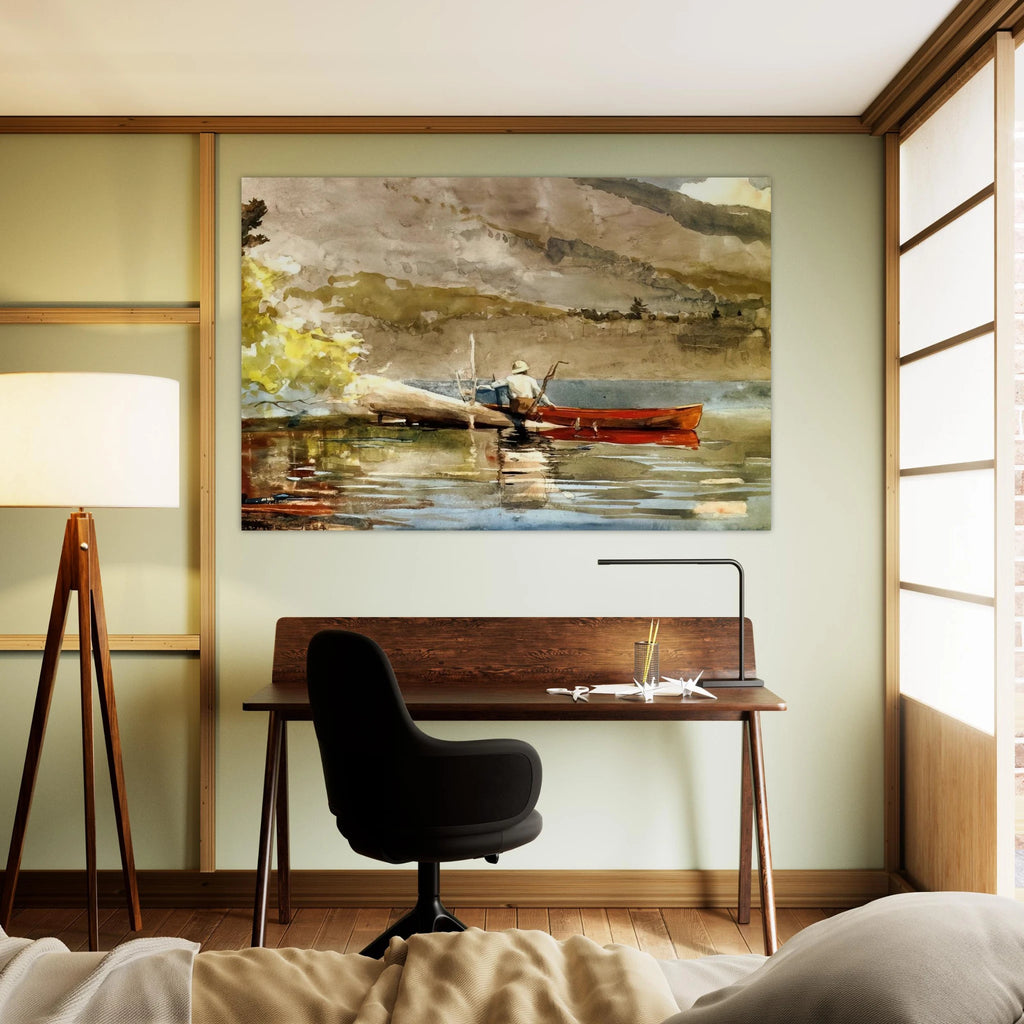 THE RED CANOE 1884 Poster | Winslow Homer Poster | Winslow Homer Store