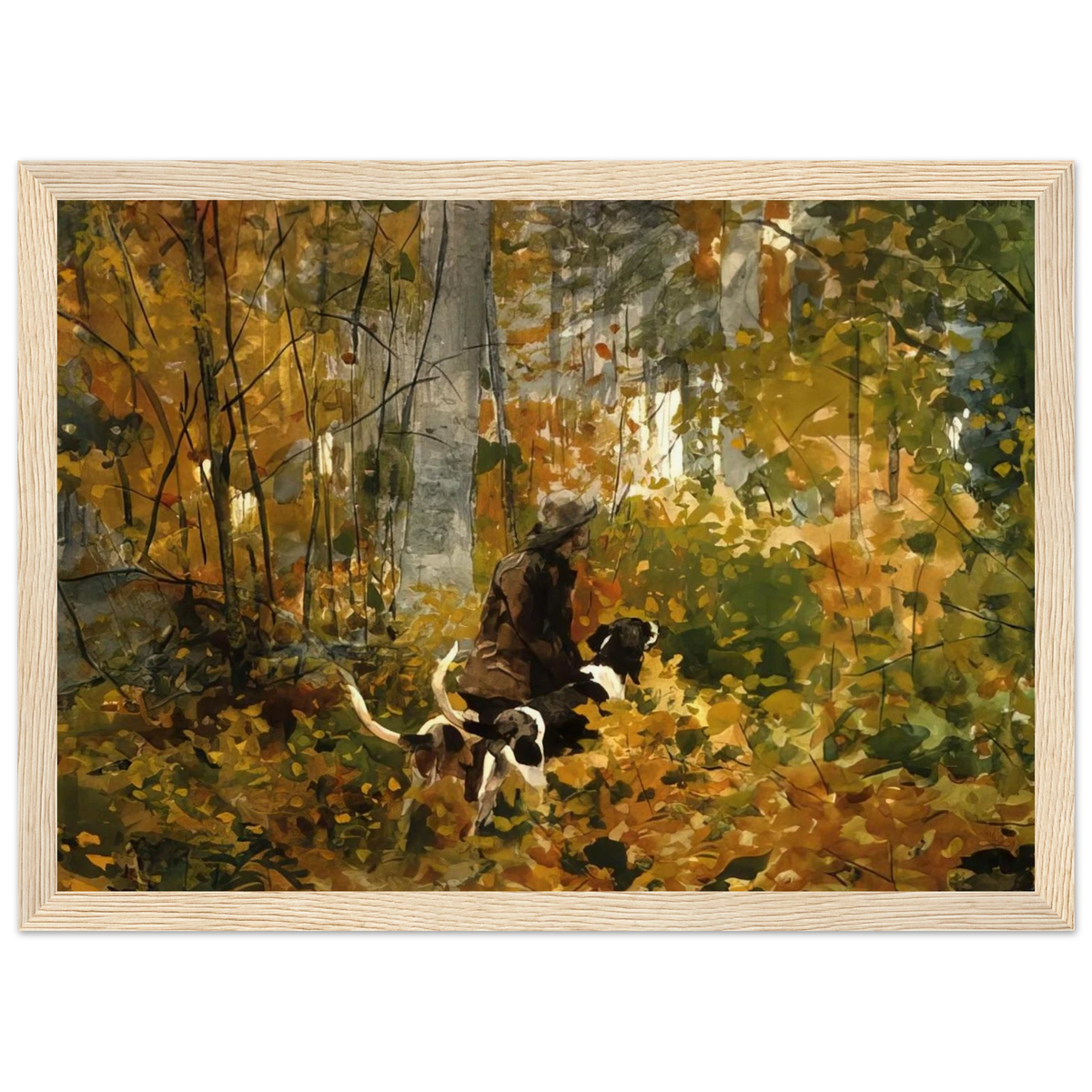 ON THE TRAIL Framed Poster | Winslow Homer Framed Prints Wall Art | Winslow Homer Store