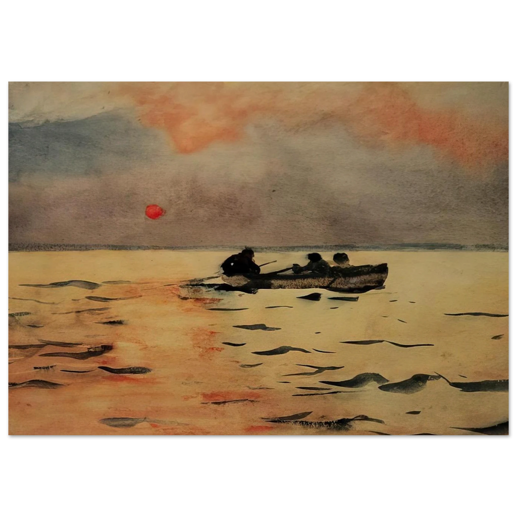 ROWING HOME Poster | Winslow Homer Poster | Winslow Homer Store