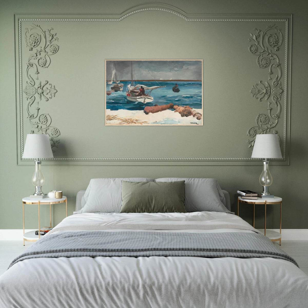 NASSAU 1899 Framed Poster | Winslow Homer Framed Prints Wall Art | Winslow Homer Store
