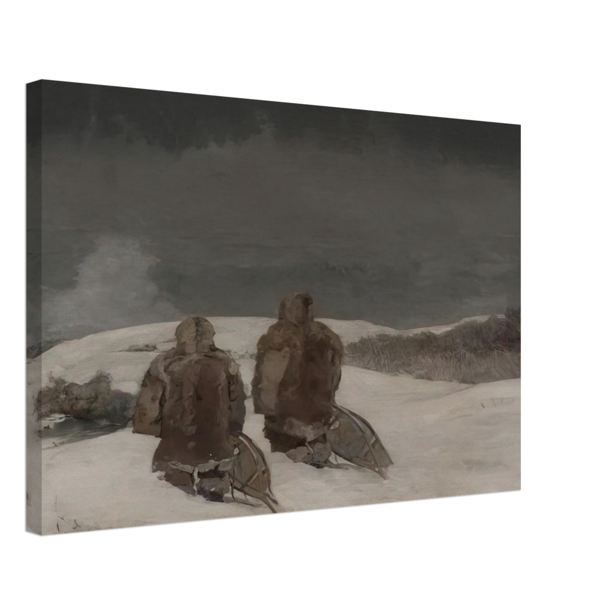 BELOW ZERO Canvas | Winslow Homer Canvas | Winslow Homer Store