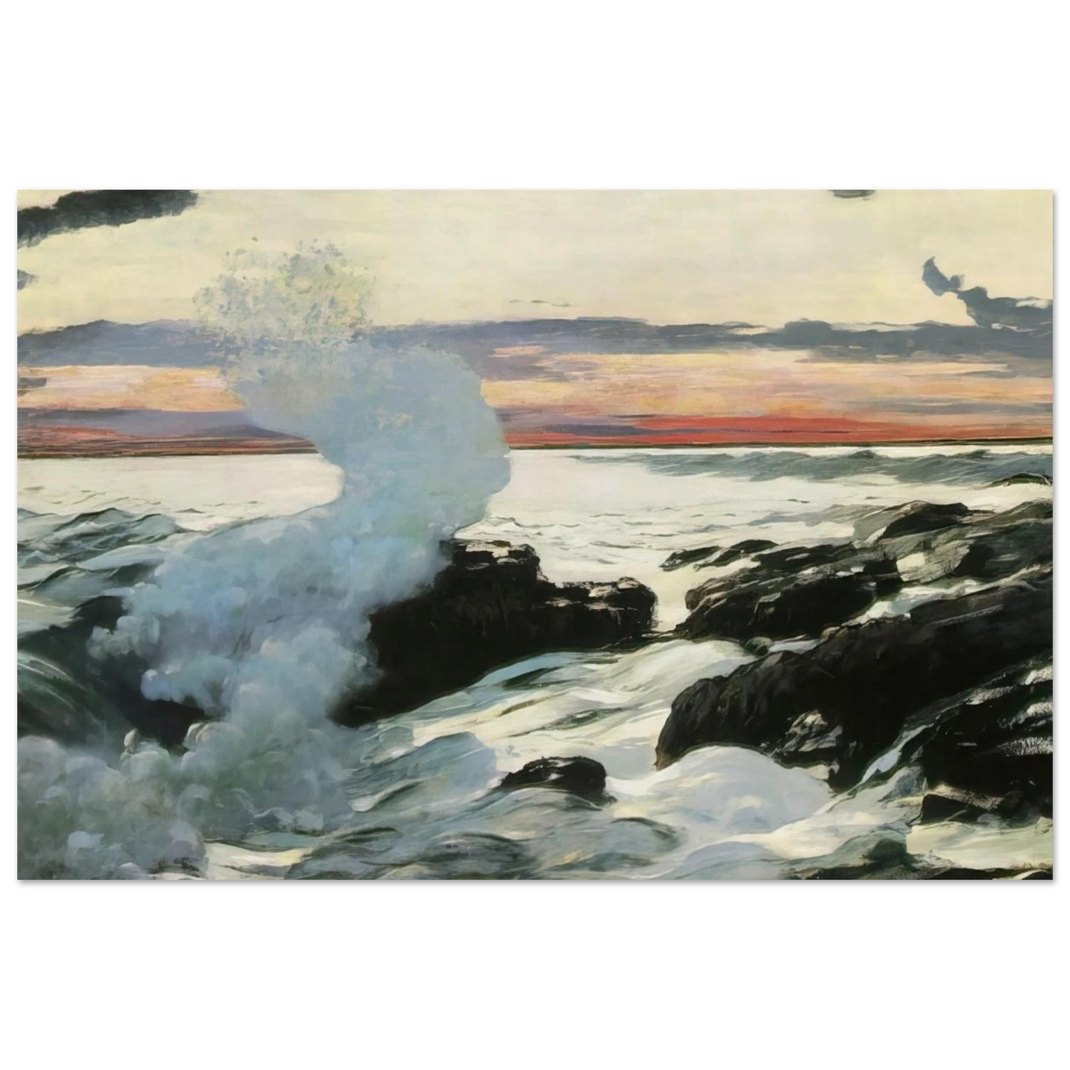 WEST POINT PROUT S NECK Poster | Winslow Homer Poster | Winslow Homer Store