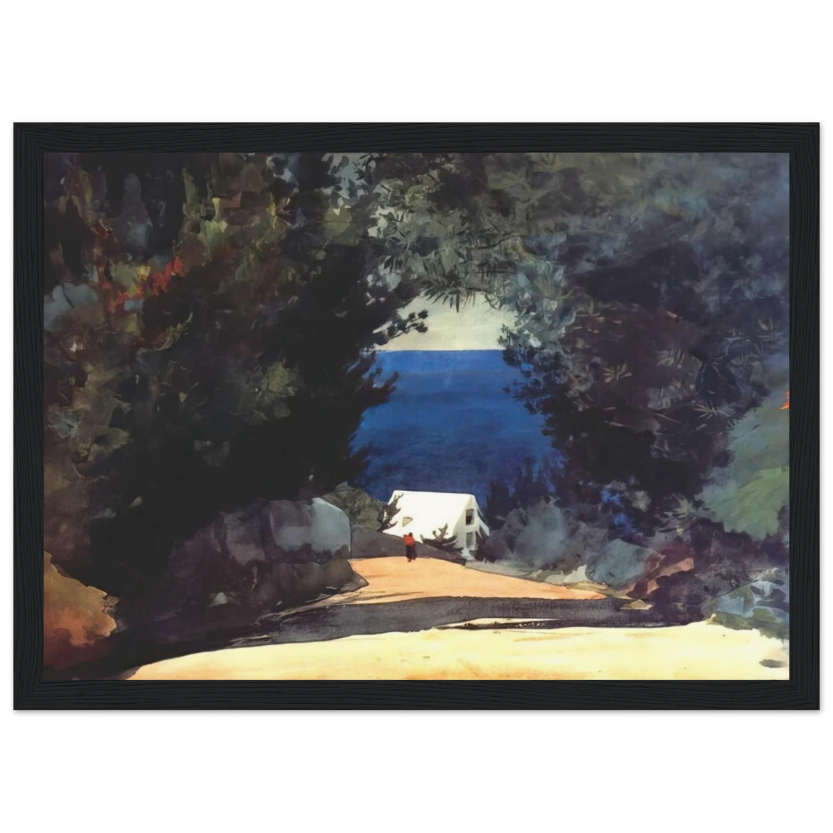 ROAD IN BERMUDA Framed Poster | Winslow Homer Framed Prints Wall Art | Winslow Homer Store