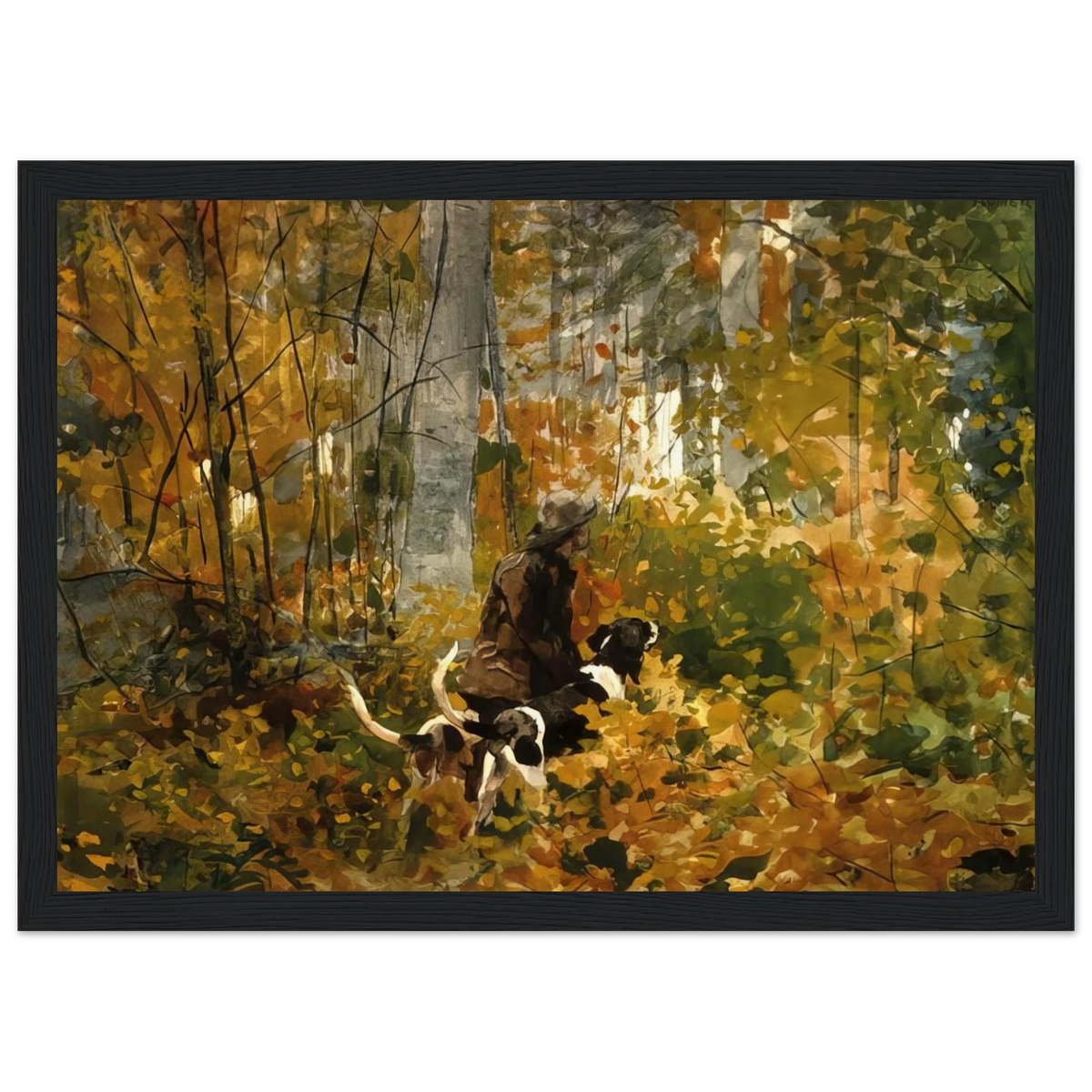 ON THE TRAIL Framed Poster | Winslow Homer Framed Prints Wall Art | Winslow Homer Store