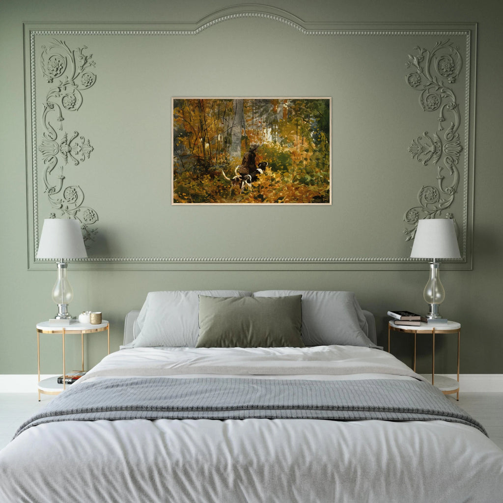 ON THE TRAIL Framed Poster | Winslow Homer Framed Prints Wall Art | Winslow Homer Store