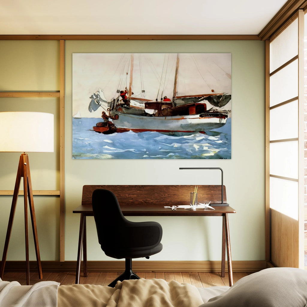 TAKING ON WET PROVISIONS Poster | Winslow Homer Poster | Winslow Homer Store