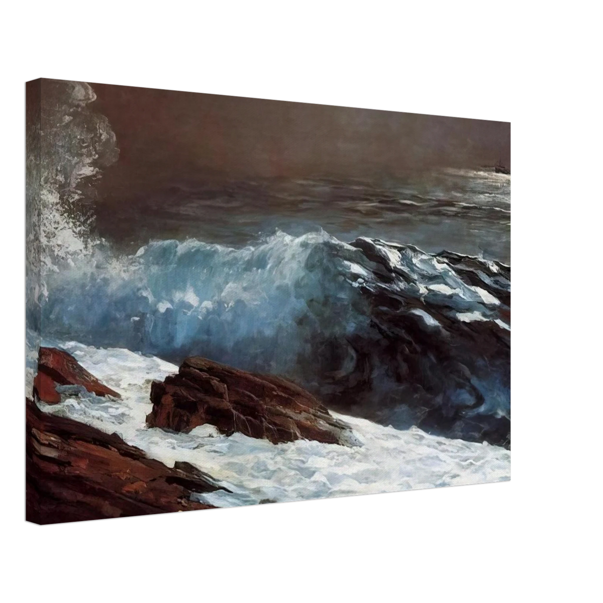 SUNLIGHT ON THE COAST Canvas | Winslow Homer Canvas | Winslow Homer Store