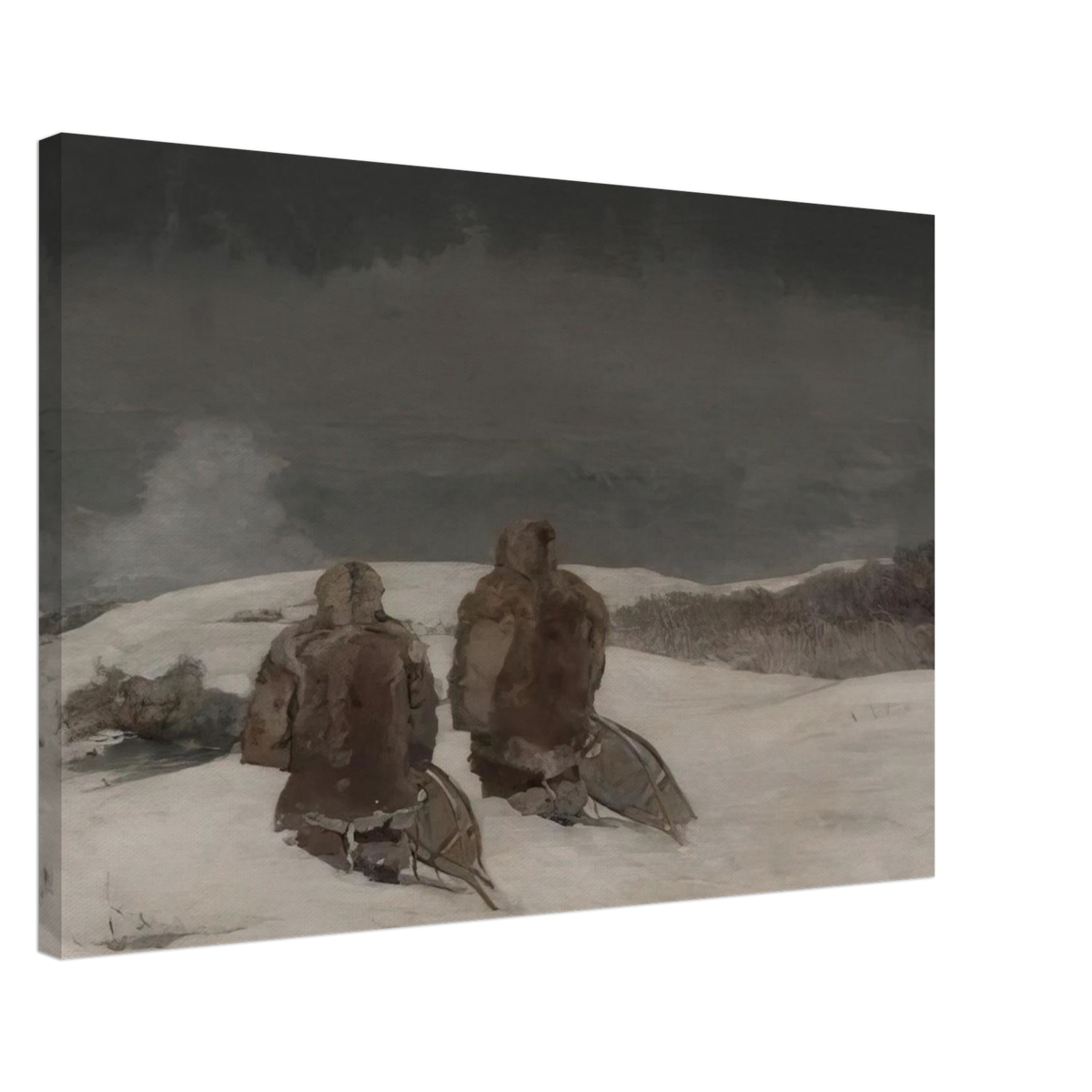 BELOW ZERO Canvas | Winslow Homer Canvas | Winslow Homer Store
