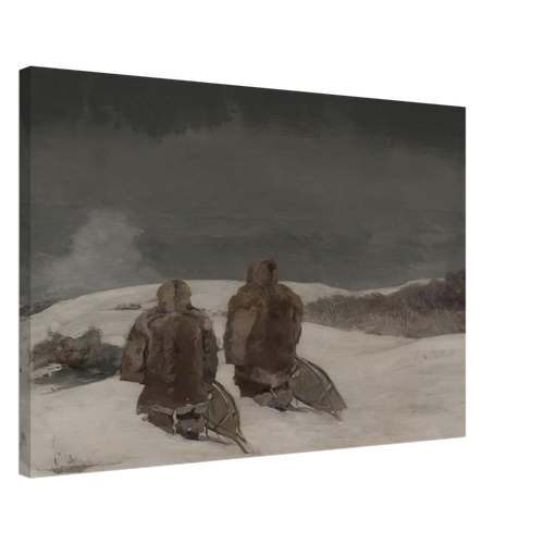 BELOW ZERO Canvas | Winslow Homer Canvas | Winslow Homer Store