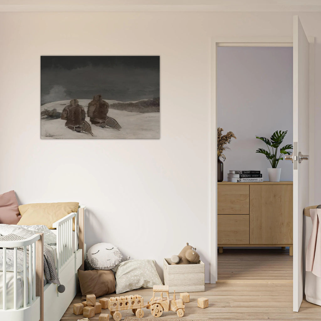 BELOW ZERO Canvas | Winslow Homer Canvas | Winslow Homer Store
