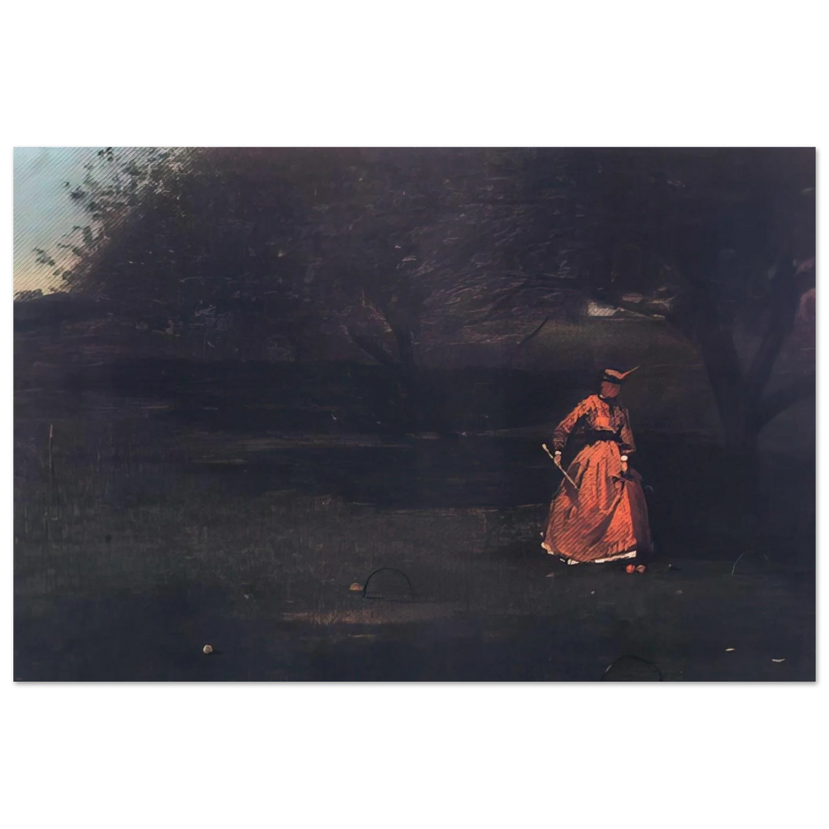 CROQUET PLAYERS 1 Poster | Winslow Homer Poster | Winslow Homer Store