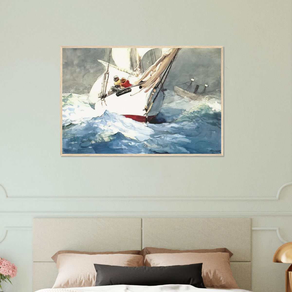 DIAMOND SHOAL Framed Poster | Winslow Homer Framed Prints Wall Art | Winslow Homer Store
