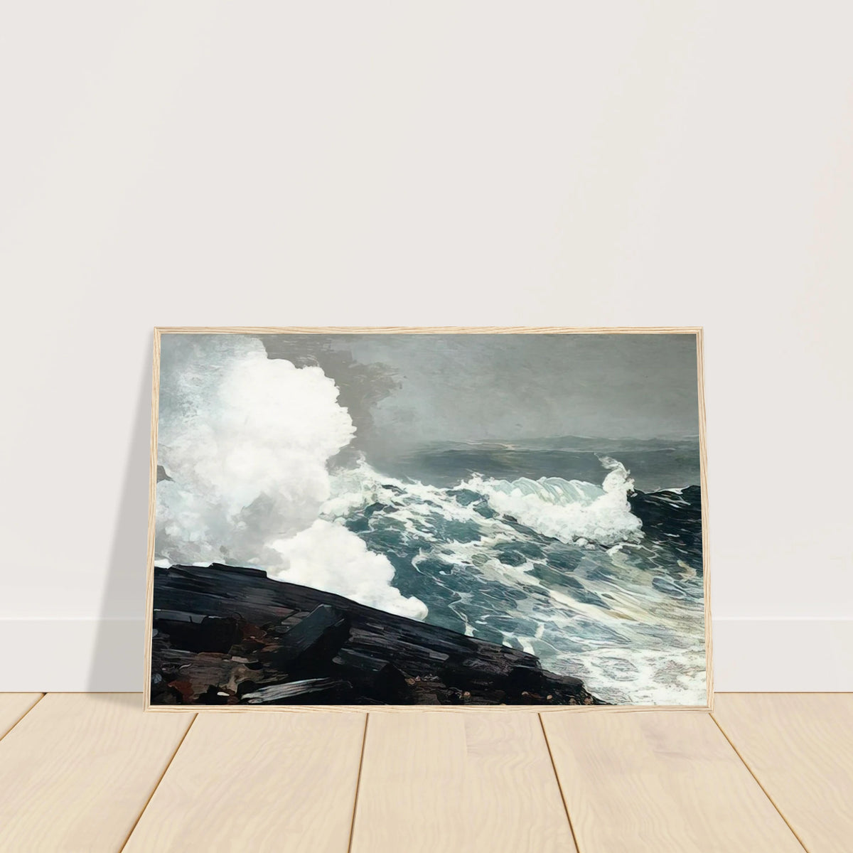 NORTHEASTER Framed Poster | Winslow Homer Framed Prints Wall Art | Winslow Homer Store