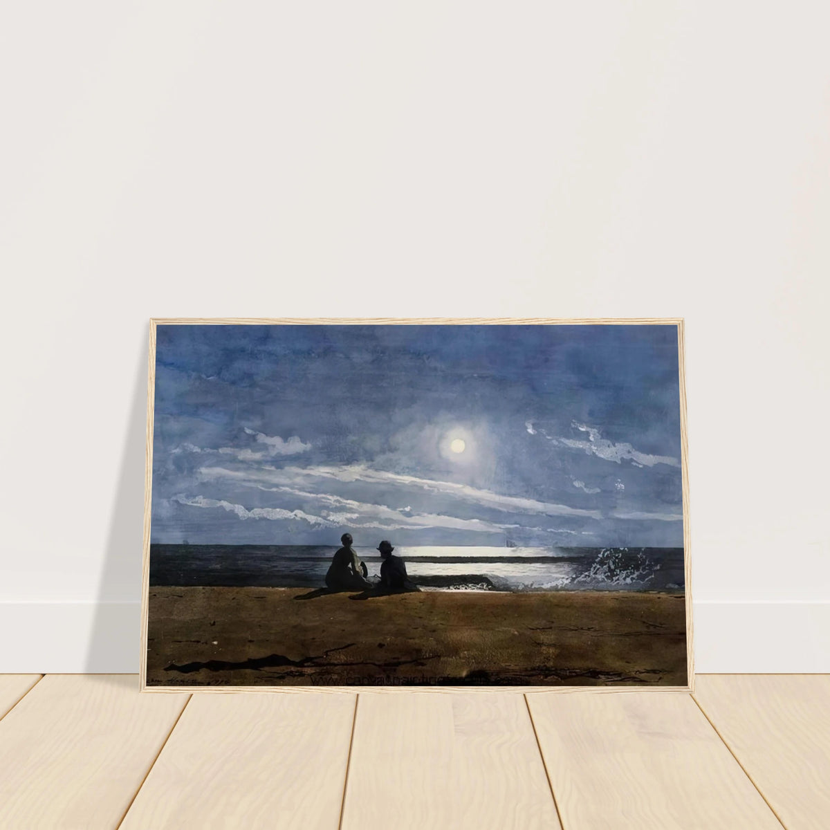 MOONLIGHT Framed Poster | Winslow Homer Framed Prints Wall Art | Winslow Homer Store