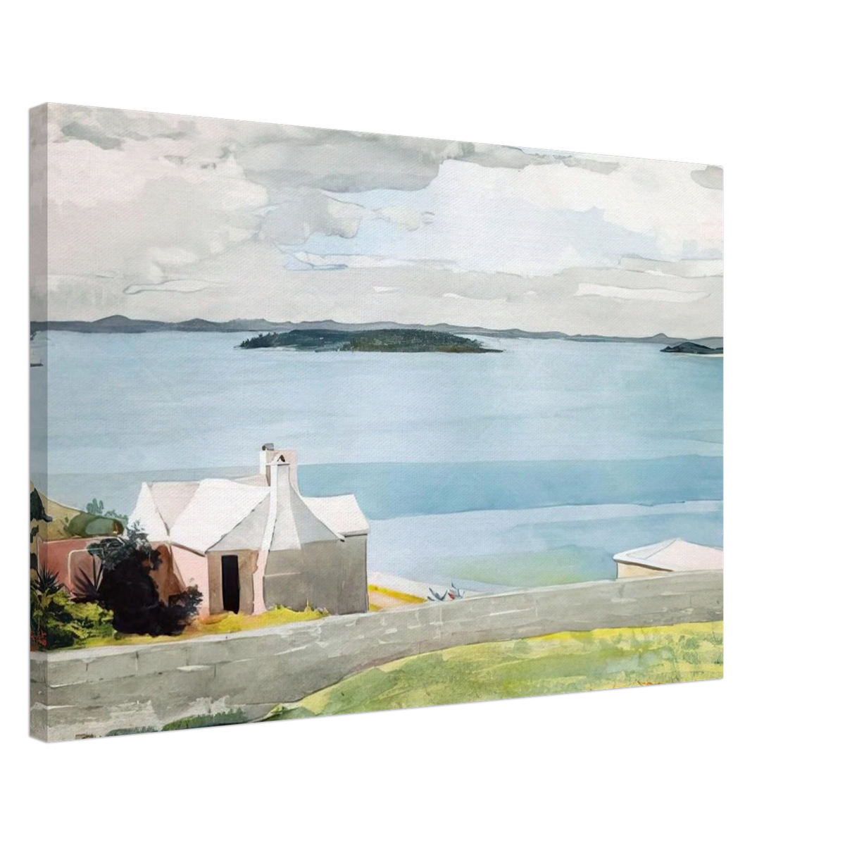 INLAND WATER BERMUDA Canvas | Winslow Homer Canvas | Winslow Homer Store