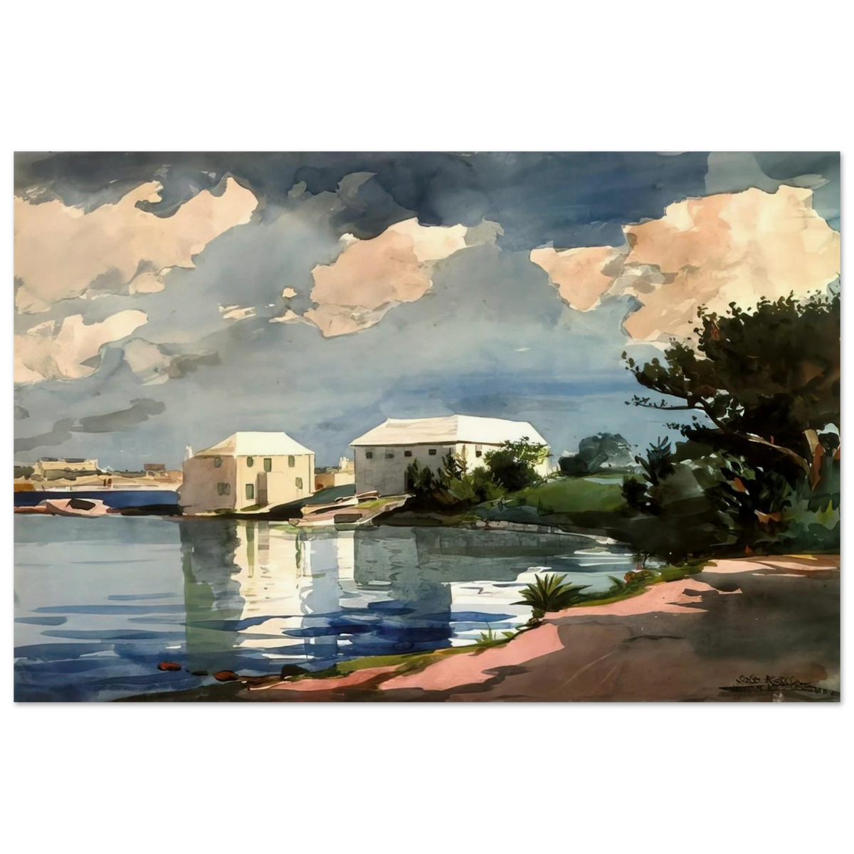 SALT KETTLE BERMUDA Poster | Winslow Homer Poster | Winslow Homer Store