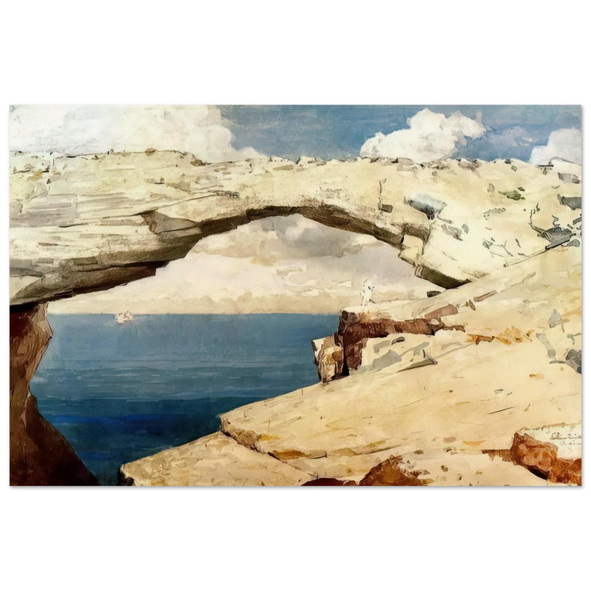 GLASS WINDOWS BAHAMAS 1885 Poster | Winslow Homer Poster | Winslow Homer Store