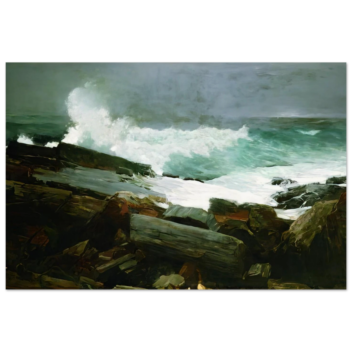 WEATHERBEATEN 1894 Poster | Winslow Homer Poster | Winslow Homer Store