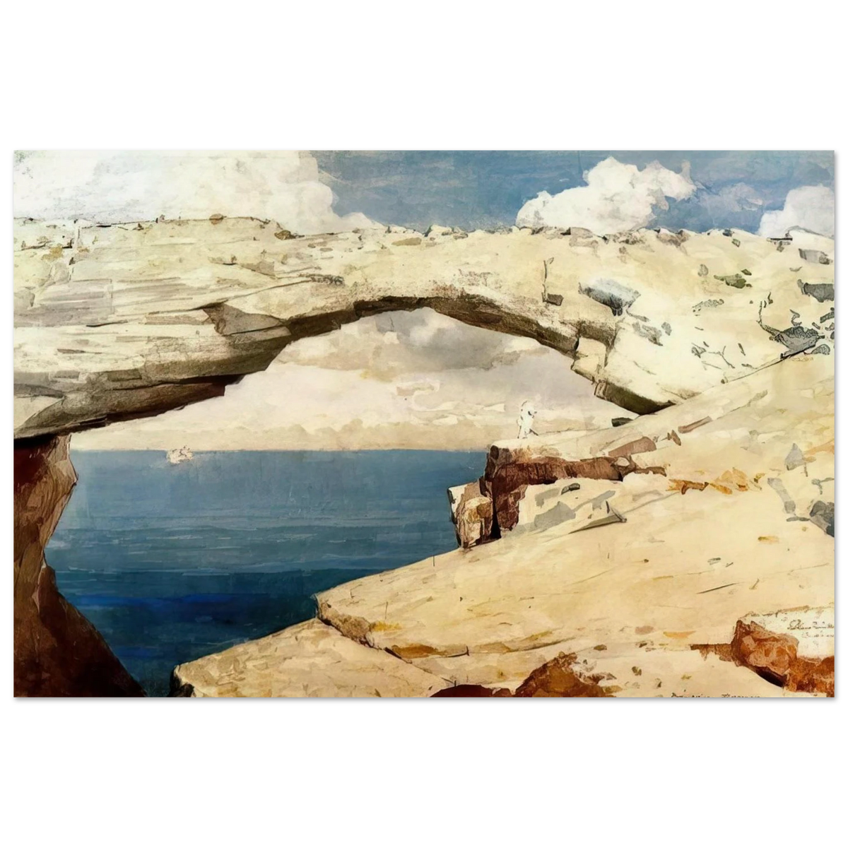 GLASS WINDOWS BAHAMAS 1885 Poster | Winslow Homer Poster | Winslow Homer Store