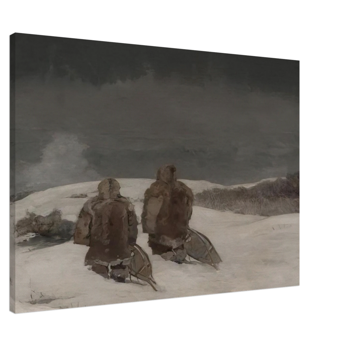 BELOW ZERO Canvas | Winslow Homer Canvas | Winslow Homer Store