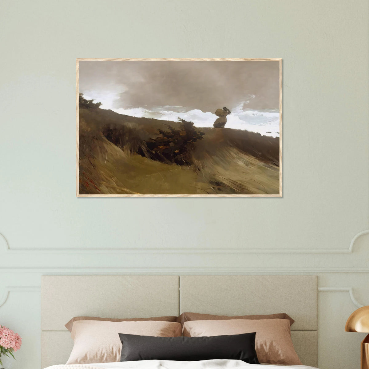 THE WEST WIND Framed Poster | Winslow Homer Framed Prints Wall Art | Winslow Homer Store