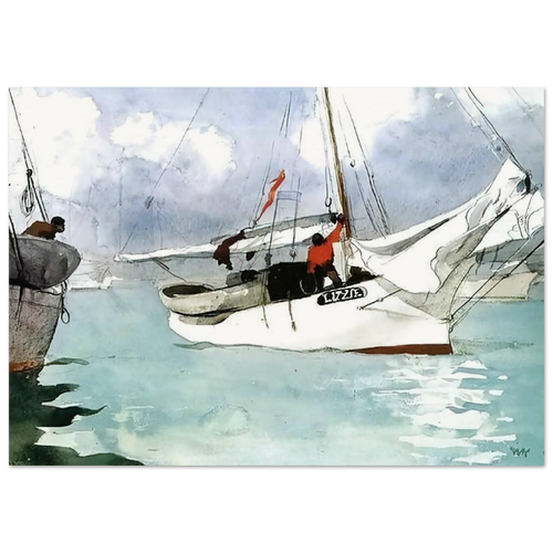 FISHING BOATS KEY WEST Poster | Winslow Homer Poster | Winslow Homer Store