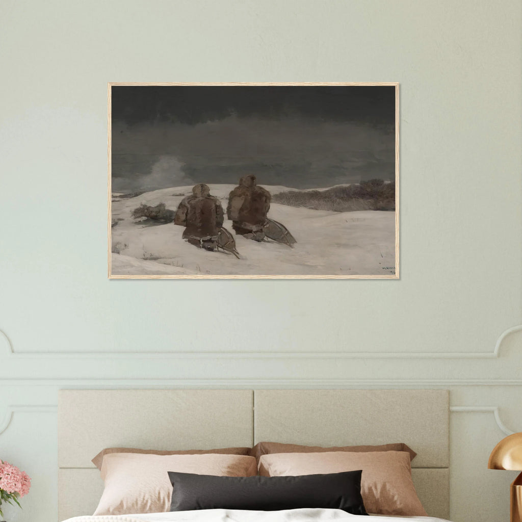 BELOW ZERO Framed Poster | Winslow Homer Framed Prints Wall Art | Winslow Homer Store