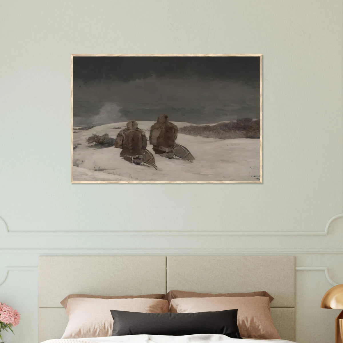 BELOW ZERO Framed Poster | Winslow Homer Framed Prints Wall Art | Winslow Homer Store