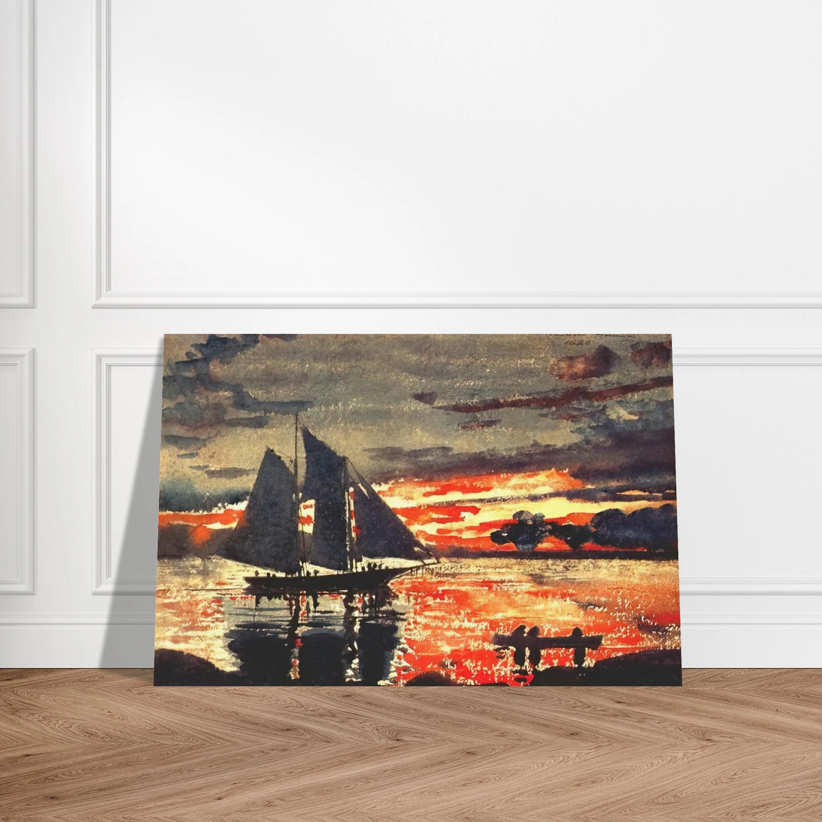 SUNSET FIRES Poster | Winslow Homer Poster | Winslow Homer Store
