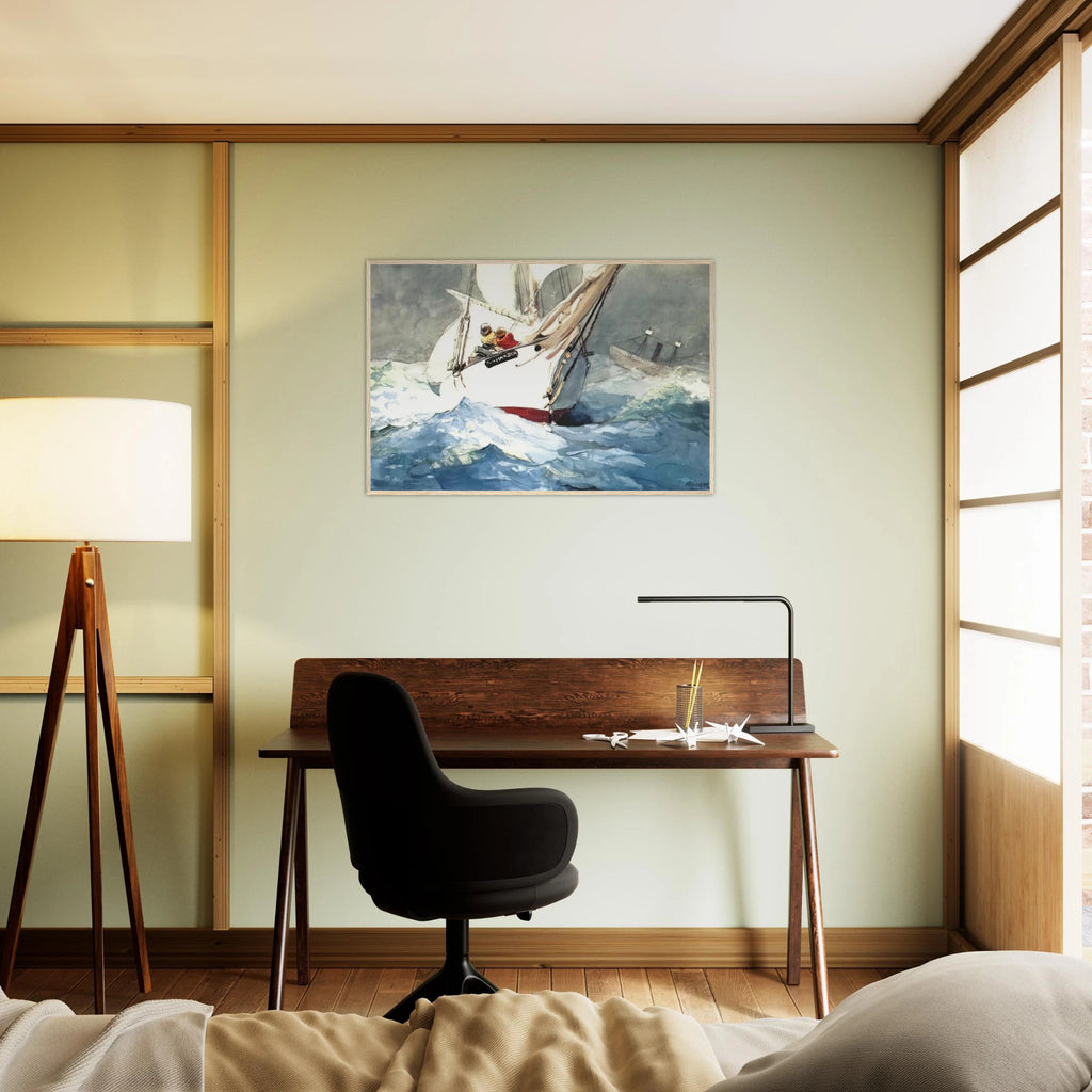 DIAMOND SHOAL Framed Poster | Winslow Homer Framed Prints Wall Art | Winslow Homer Store