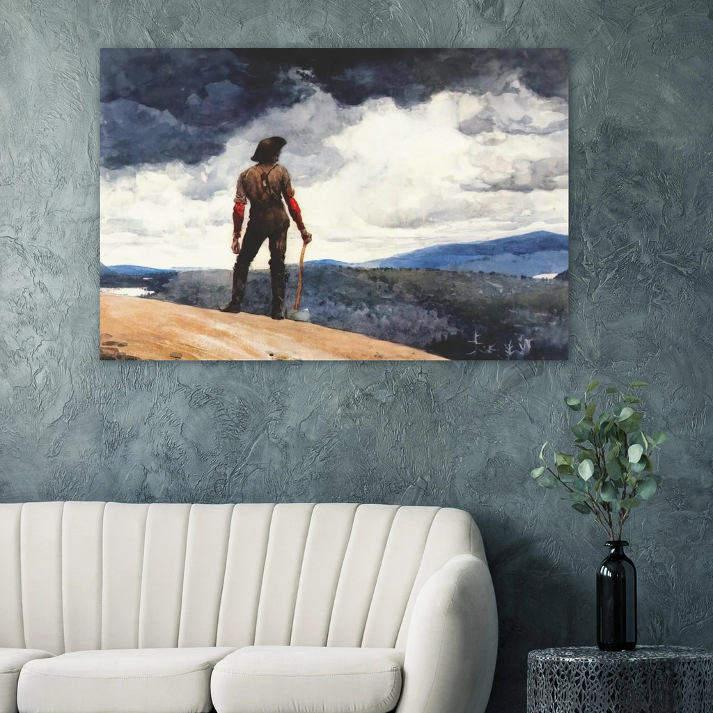 THE WOODCUTTER Poster | Winslow Homer Poster | Winslow Homer Store