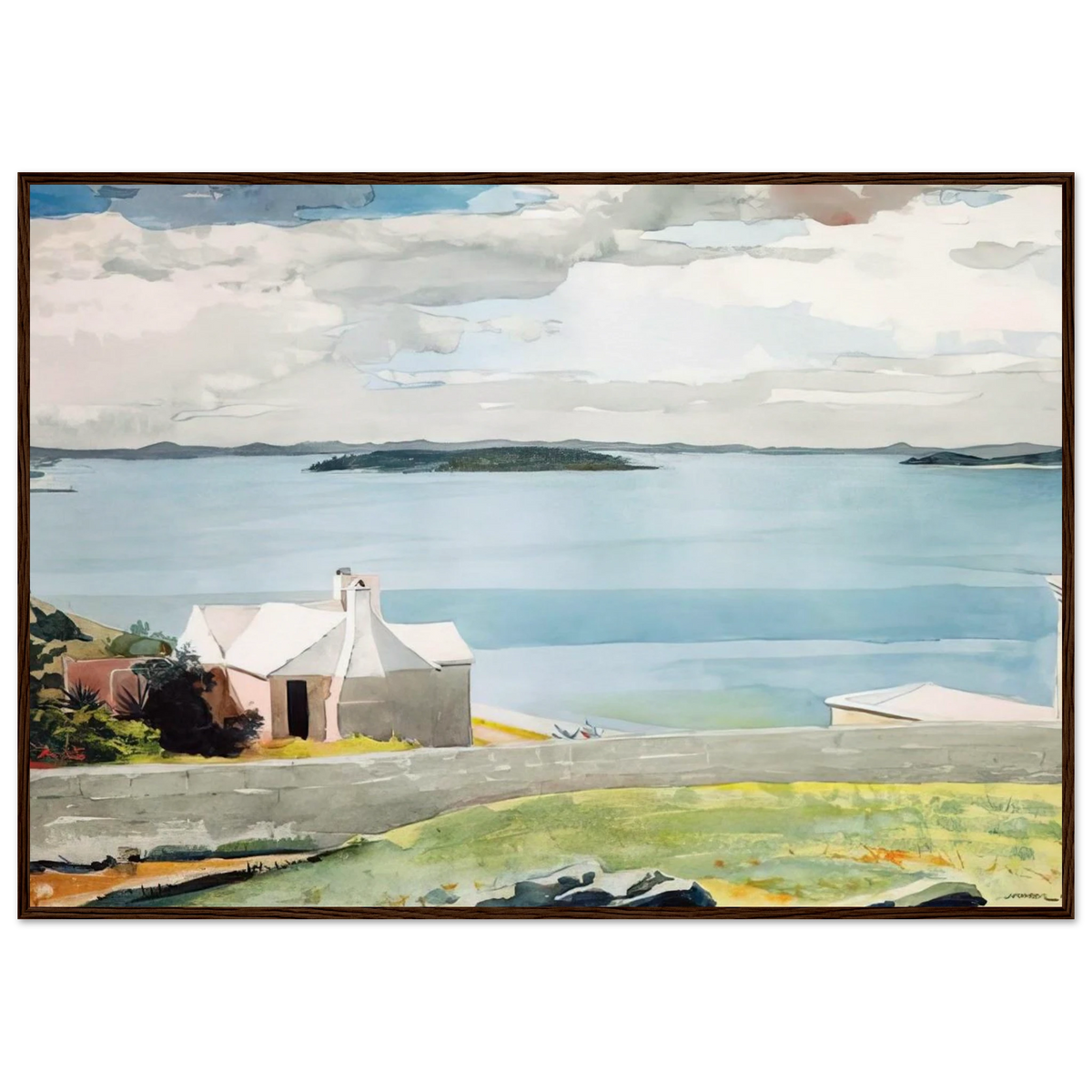 INLAND WATER BERMUDA Framed Poster | Winslow Homer Framed Prints Wall Art | Winslow Homer Store