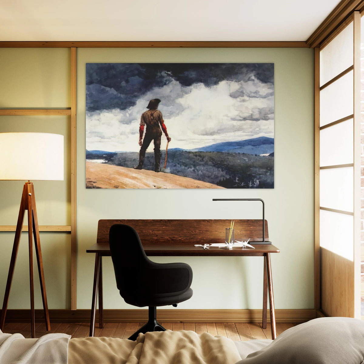 THE WOODCUTTER Poster | Winslow Homer Poster | Winslow Homer Store