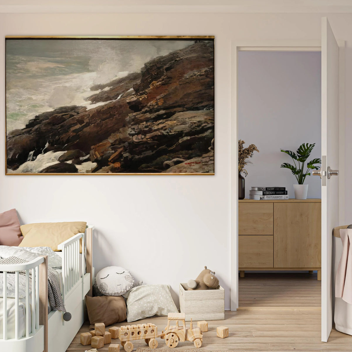 HIGH CLIFF COAST OF MAINE Poster | Winslow Homer Poster | Winslow Homer Store