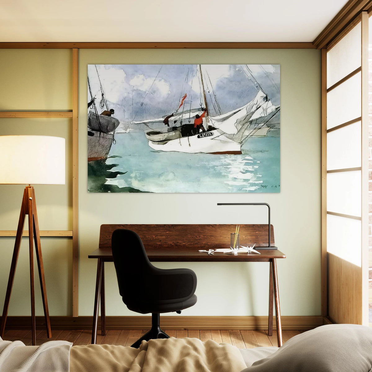 FISHING BOATS KEY WEST Poster | Winslow Homer Poster | Winslow Homer Store
