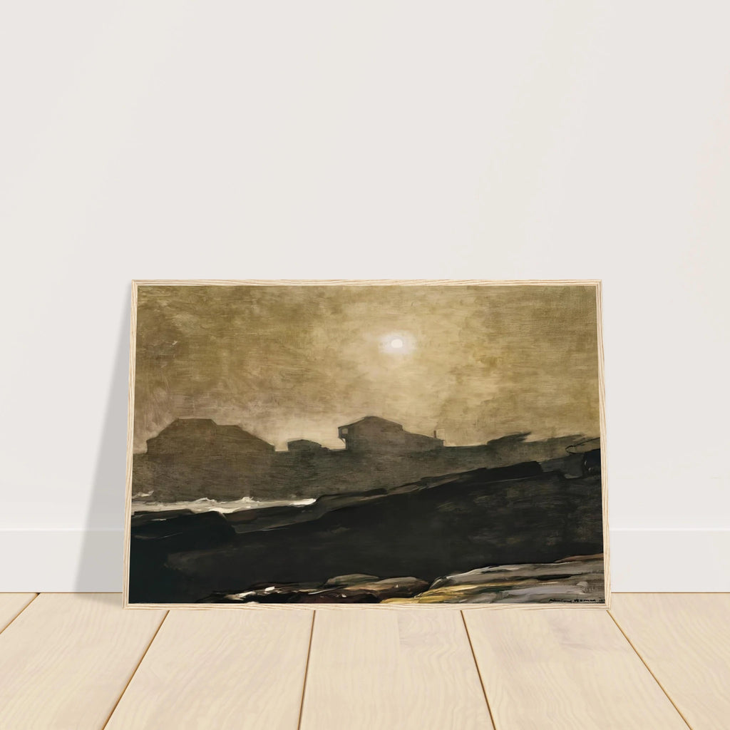 THE ARTISTS STUDIO IN AFTERNOON FOG 1894 Framed Poster | Winslow Homer Framed Prints Wall Art | Winslow Homer Store