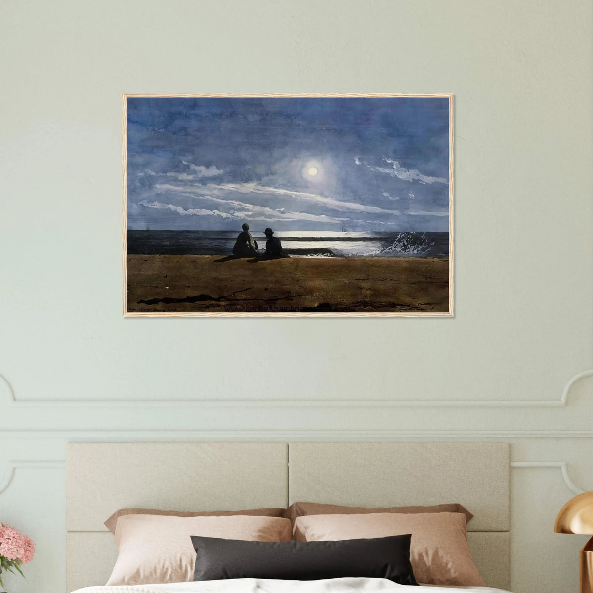 MOONLIGHT Framed Poster | Winslow Homer Framed Prints Wall Art | Winslow Homer Store