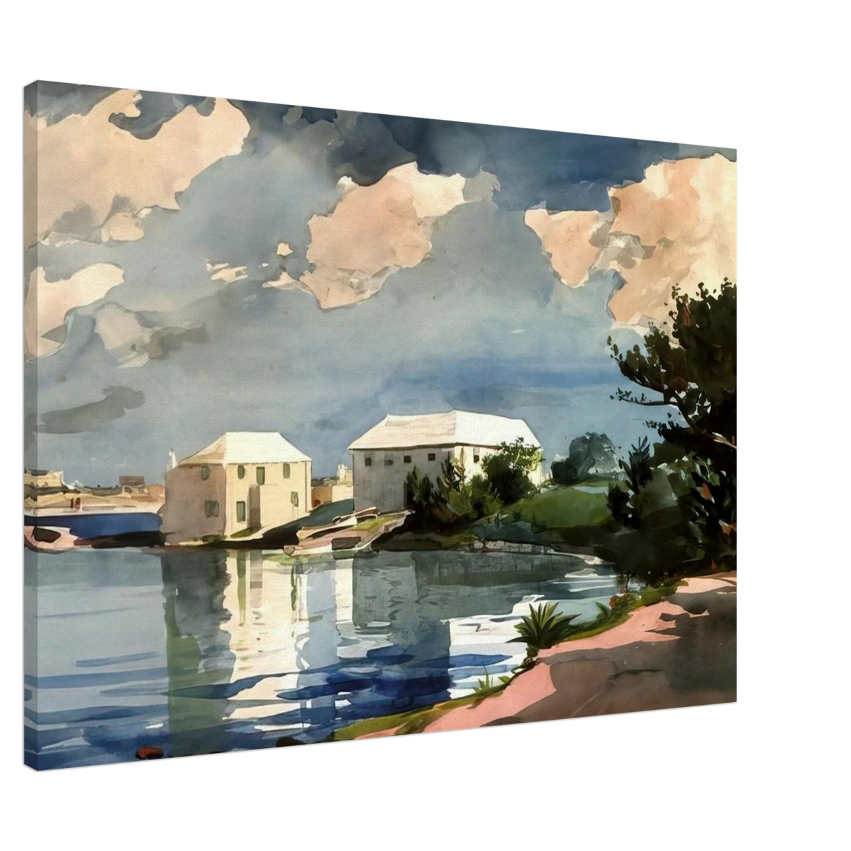 SALT KETTLE BERMUDA Canvas | Winslow Homer Canvas | Winslow Homer Store
