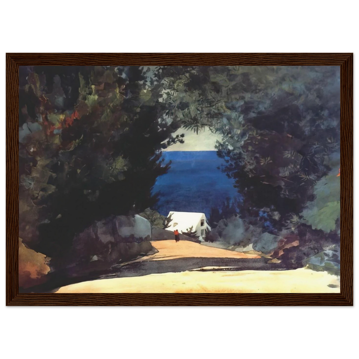 ROAD IN BERMUDA Framed Poster | Winslow Homer Framed Prints Wall Art | Winslow Homer Store
