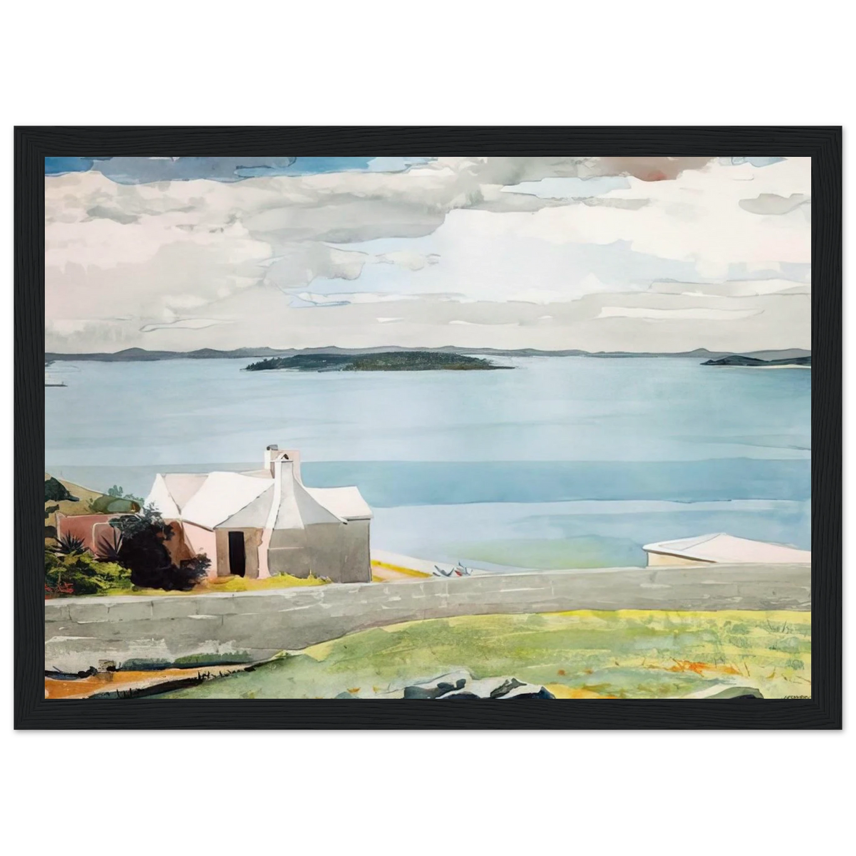INLAND WATER BERMUDA Framed Poster | Winslow Homer Framed Prints Wall Art | Winslow Homer Store