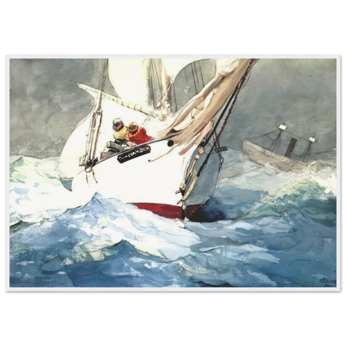 DIAMOND SHOAL Framed Poster | Winslow Homer Framed Prints Wall Art | Winslow Homer Store