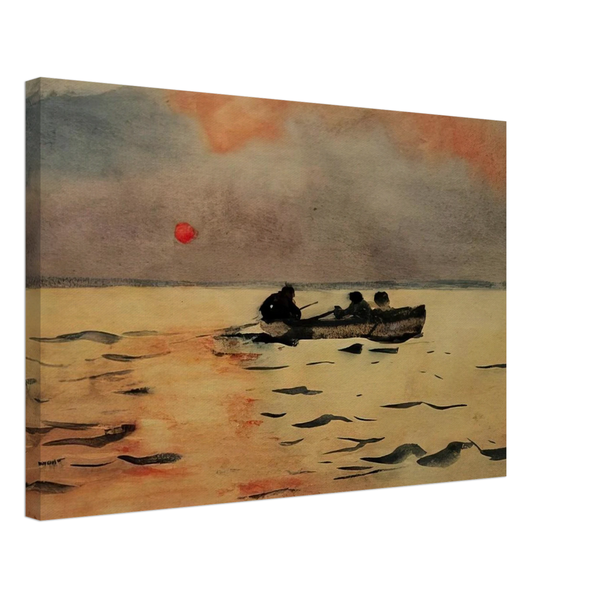 ROWING HOME Canvas | Winslow Homer Canvas | Winslow Homer Store