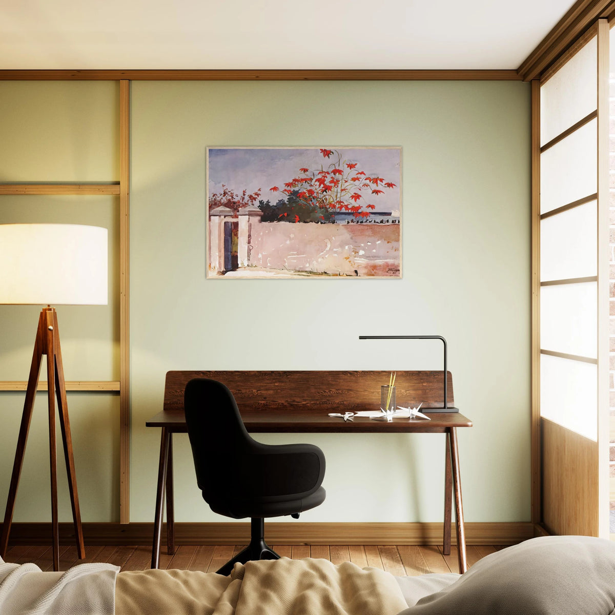 A WALL NASSAU Framed Poster | Winslow Homer Framed Prints Wall Art | Winslow Homer Store