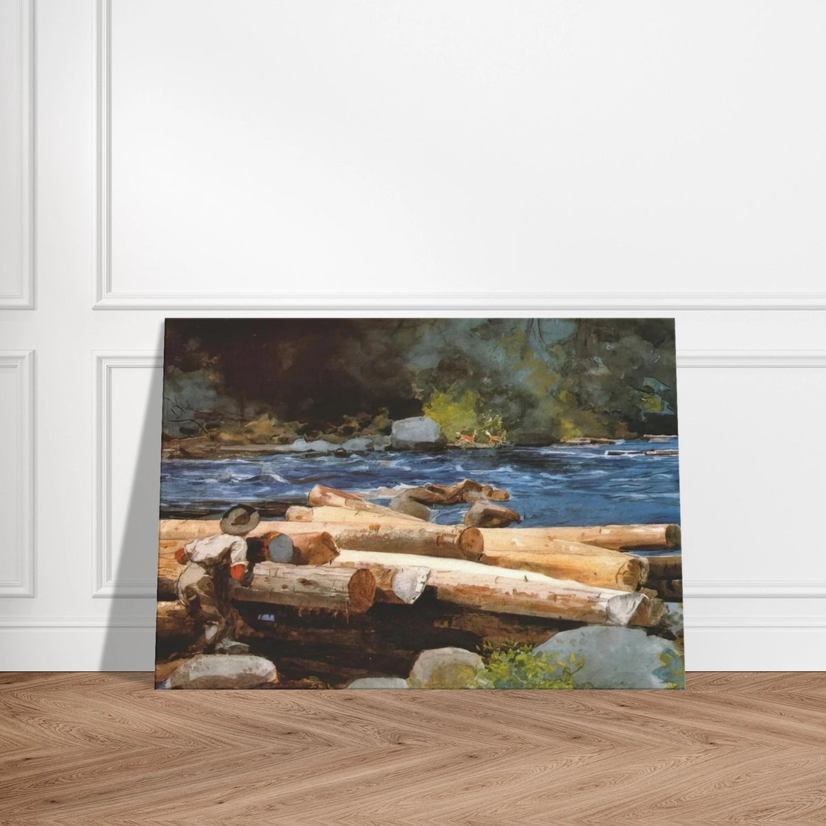 HUDSON RIVER Canvas | Winslow Homer Canvas | Winslow Homer Store