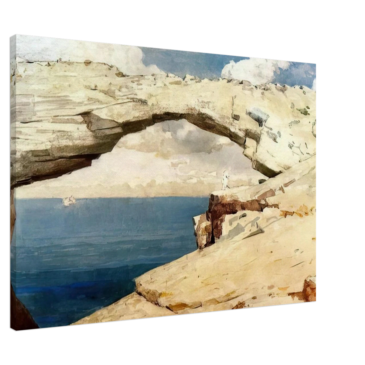 GLASS WINDOWS BAHAMAS 1885 Canvas | Winslow Homer Canvas | Winslow Homer Store