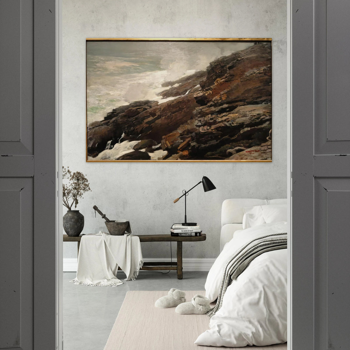 HIGH CLIFF COAST OF MAINE Poster | Winslow Homer Poster | Winslow Homer Store