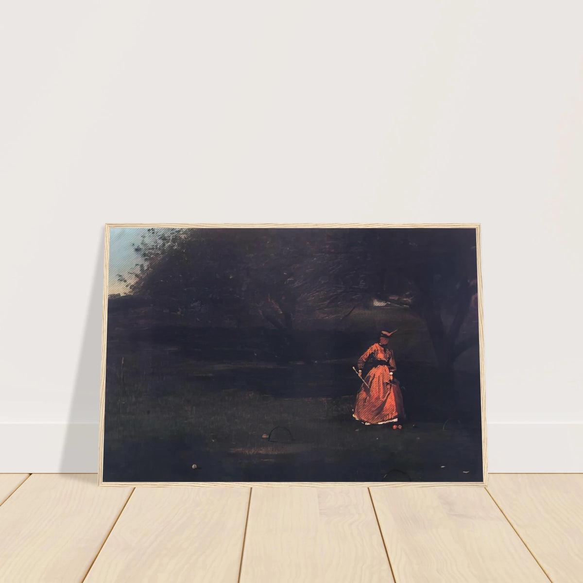 CROQUET PLAYERS 1 Framed Poster | Winslow Homer Framed Prints Wall Art | Winslow Homer Store
