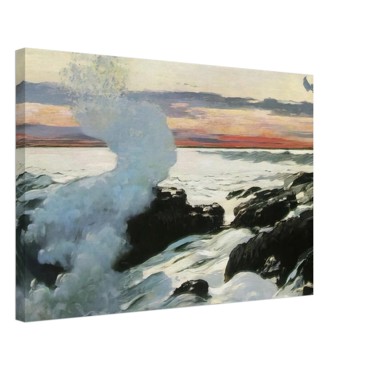 WEST POINT PROUT S NECK Canvas | Winslow Homer Canvas | Winslow Homer Store
